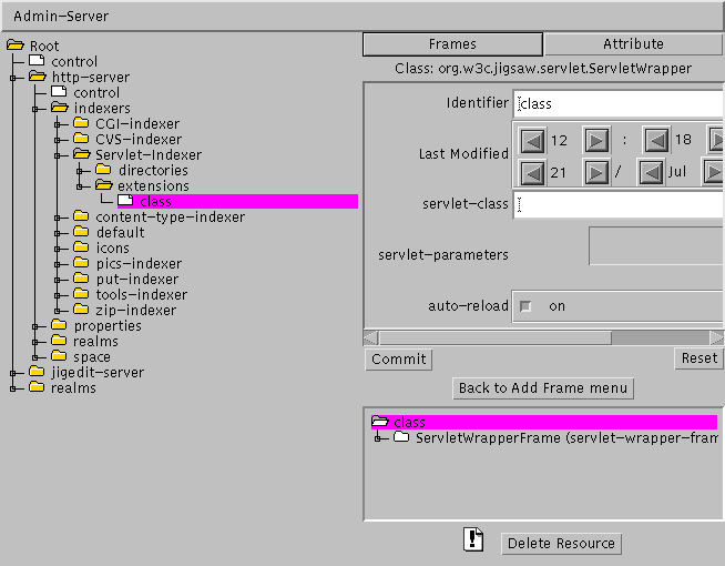 Servlet Indexer screenshot